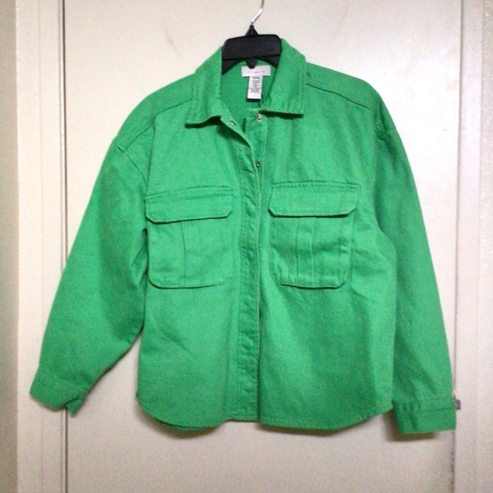 If It Were Me Denim Shacket